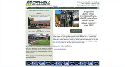 Desktop Screenshot of orwellgas.com