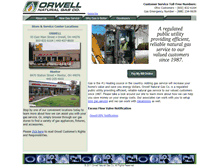 Tablet Screenshot of orwellgas.com